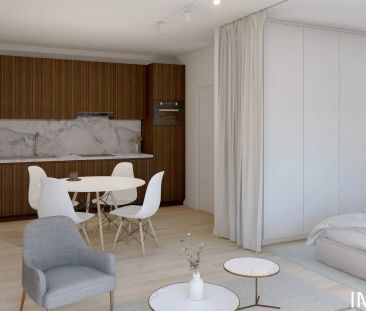 Gerenoveerde studio met aparte slaaphoek, terras en parking - Foto 3