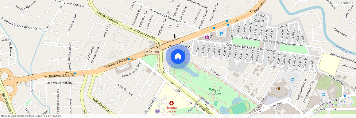 Calle Sirio, Zona Comercial Angelópolis, Puebla, 72194, MEX