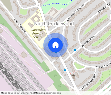 Newly refurbished rooms for rent NW2, £700/month per room - Photo 1