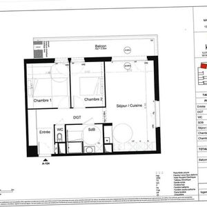 Appartement 3 pièces – 65 m² environ à Saint-Jacques-de-la-Lande (ref : G75924) - Photo 3