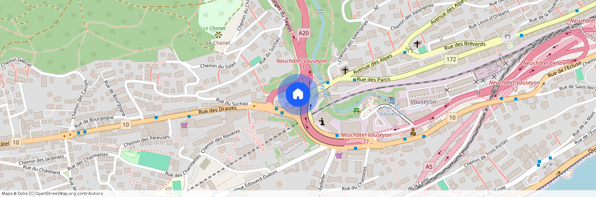 Parcs 108, Neuchâtel