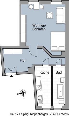 Traumhafte 1-Raum-Wohnung - Foto 2