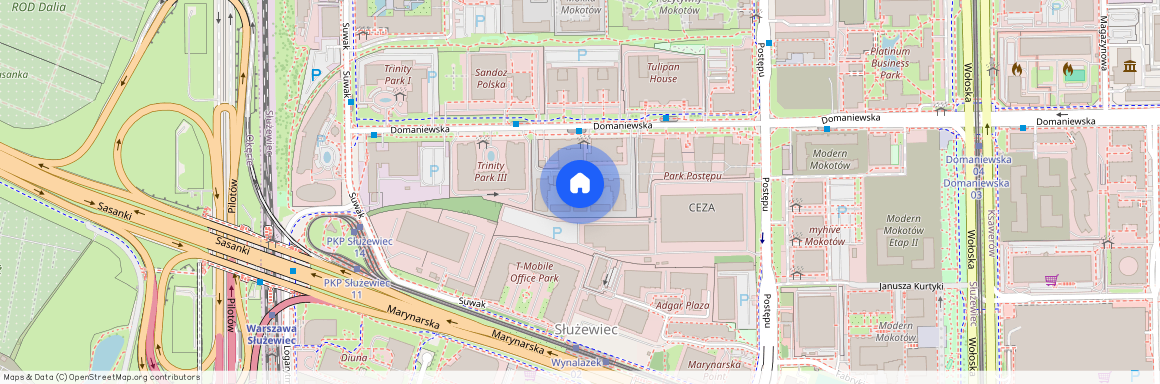 ul. Marynarska, Służewiec, Mokotów, Warszawa, mazowieckie