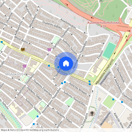 Μακεδονομάχου Βίστα Μηνά 31, 543 52 Θεσσαλονίκη, Μαλακοπή (Τούμπα)