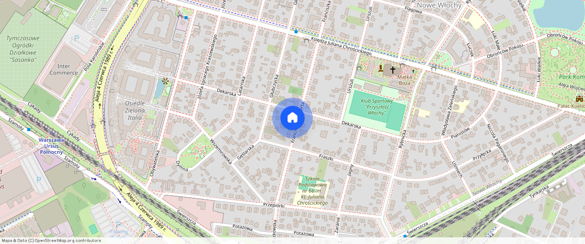 mazowieckie, Warszawa, Włochy, Nowe, Włochy, Franciszka, Szuberta