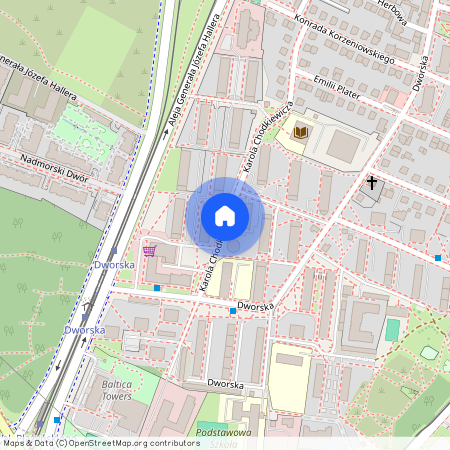 ul. Karola Chodkiewicza 13, Brzeźno, Gdańsk, pomorskie