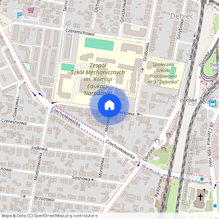 ul. Świerkowa, Dębiec, Wilda, Poznań, wielkopolskie