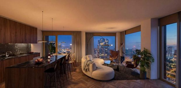 Appartement de 4 Pièces BaanTower, Rotterdam - À Louer - Photo 1