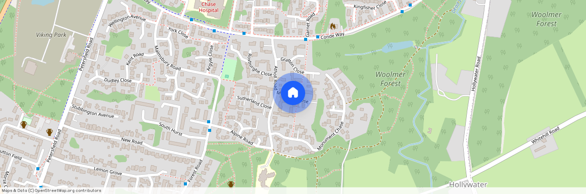 Montrose Close, Whitehill, Bordon