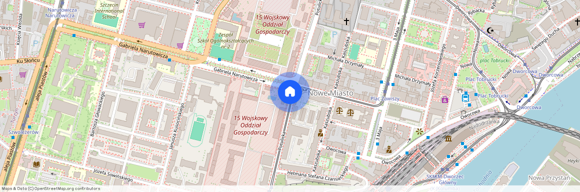 ul. Potulicka, Nowe Miasto, Śródmieście, Szczecin, zachodniopomorskie