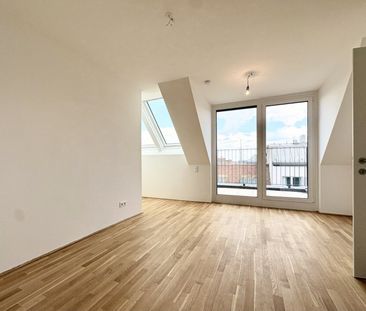 Erstbezug: 2-Zi DG-Wohnung mit Balkon, Terrasse & Fernblick - Photo 4