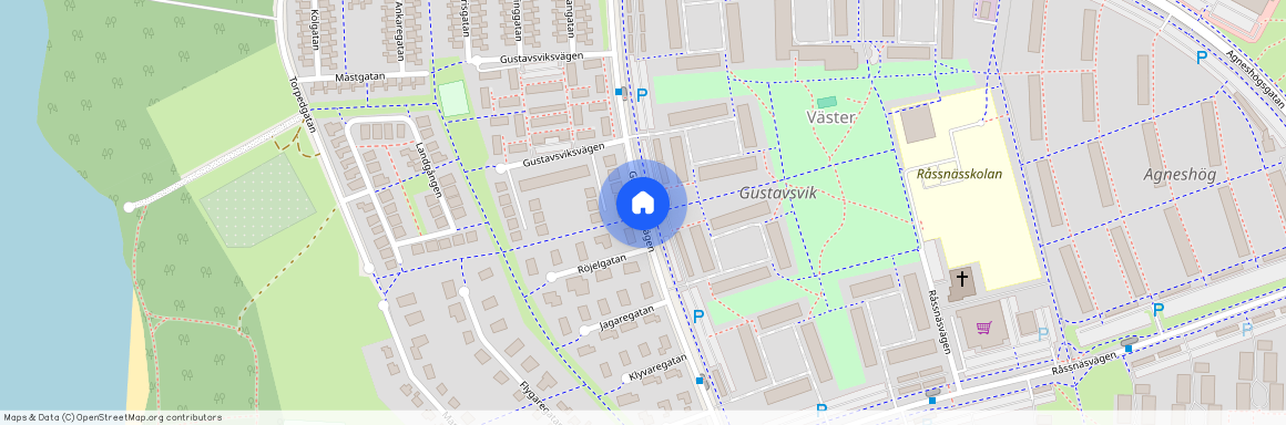 Gustavsviksvägen, Motala