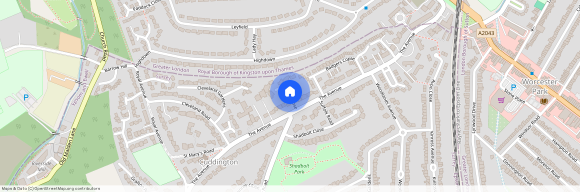 Dene Close, Worcester Park, KT4