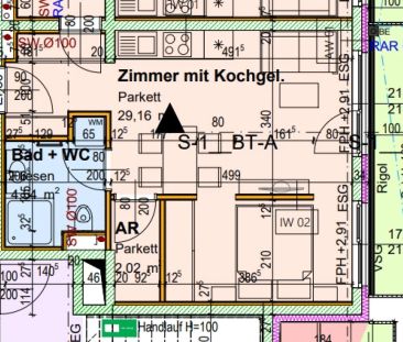 Sonnige Wohnung mit Sonnenbalkon, inkl. Küche- Nähe Badner Bahn und... - Photo 3