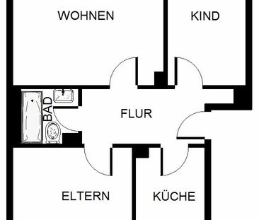 Wohlfühlgarantie - günstige 3,5-Z.-DG-Wohnung - Foto 2