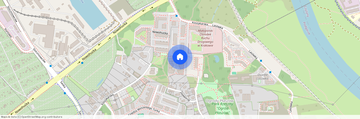 ul. Koszykarska, Płaszów, Podgórze, Kraków, małopolskie