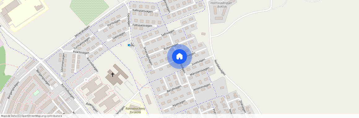 Opalvägen, Halmstad