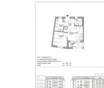 Neubau-Etagenwohnungen mit Fahrstuhl im Zentrum - Photo 3