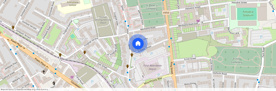 Classic Studio - Cityscape View at Nationwide, St Peter Studios, 34 - 36 St Peter’s Street AB24