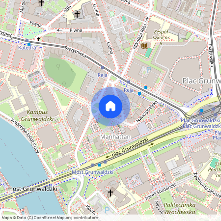 ul. Michała Wrocławczyka, Plac Grunwaldzki, Śródmieście, Wrocław, dolnośląskie