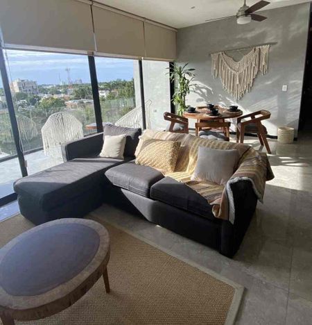 Departamento amueblado, dentro de privada con rooftop y elevador. - Photo 2