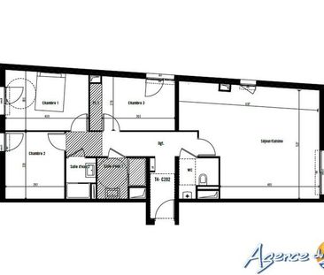 Appartement 4 pièces à louer - Photo 2