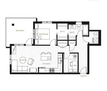 Upscale Corner 1 bdrm + den Condo near Downtown - Photo 6