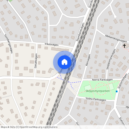 Stambanevägen, Huddinge