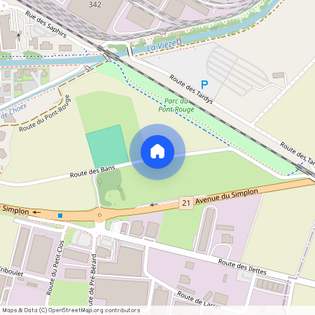 1870, Monthey, Pont-Rouge, 1