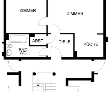 2-Zimmer Wohnung in Haspe-Tücking - Photo 1