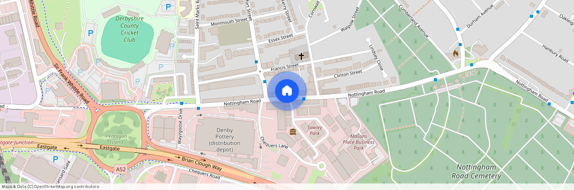 Nottingham Road, Derby, Derbyshire, DE21