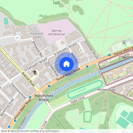 St James Close, St Johns Wood, Prince Albert Road, London, NW8, North London