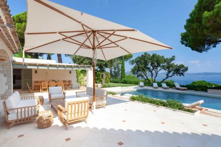 SAINT-TROPEZ - LES PARCS - VILLA 7 CHAMBRES - PISCINE - VUE MER - Photo 4