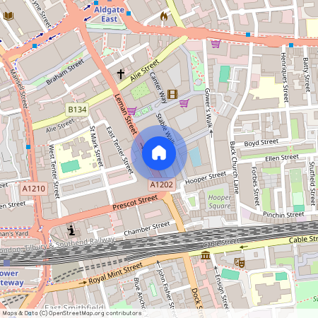 Leman Street, Aldgate, E1, London