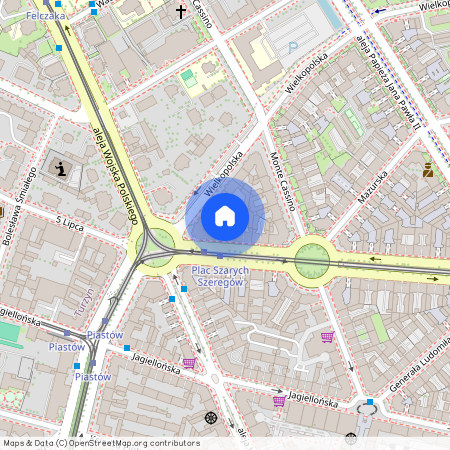 ul. Wielkopolska, Centrum, Śródmieście, Szczecin, zachodniopomorskie