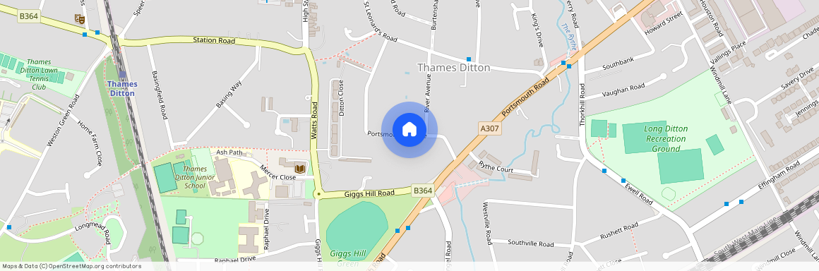 Portsmouth Avenue, Thames Ditton, Surrey, KT7