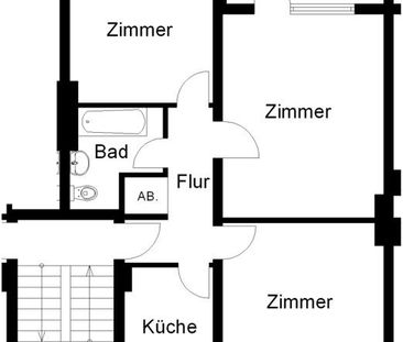 Hoch im Norden, renovierte 3- Zimmer- Wohnung in ruhiger Lage! - Photo 5