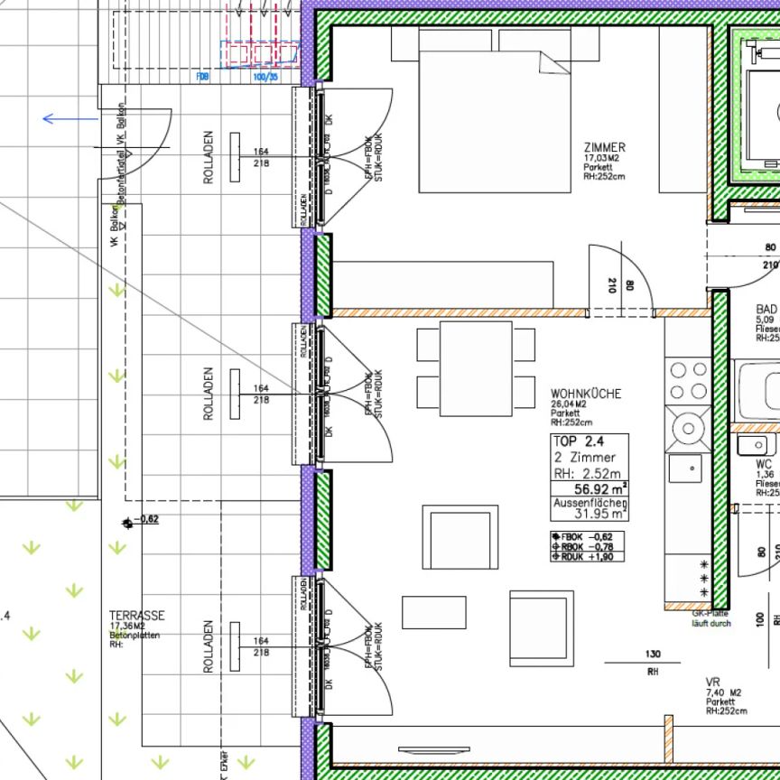 U1-Nähe trifft Gartenlounge: stilvolle 2-Zimmer-Wohnung mit Terrasse und privatem Eigengarten - Photo 1
