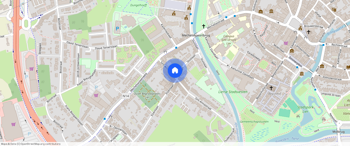 Sint-Annastraat **, 2500 Lier