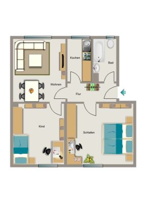 Evastraße 9, 45889 Gelsenkirchen - Photo 1