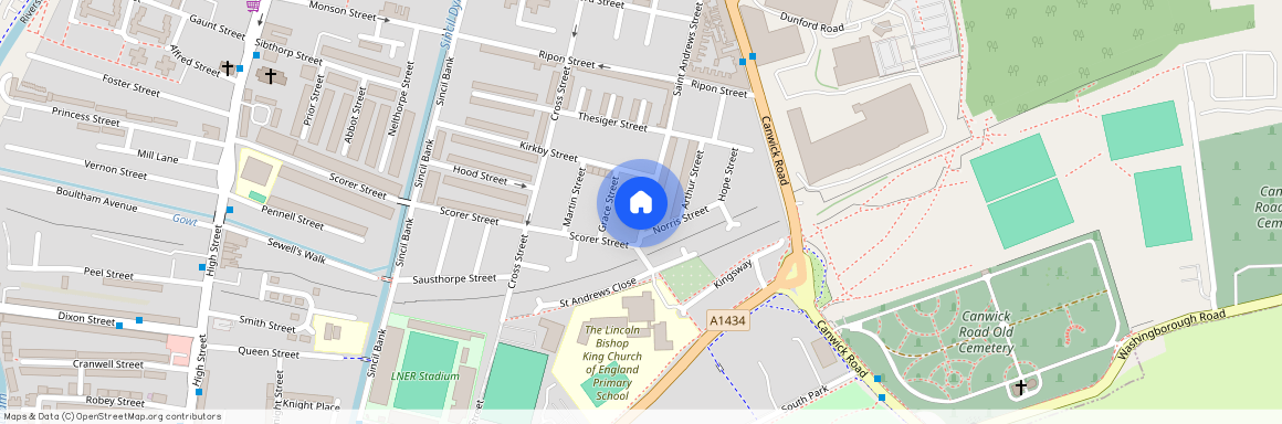 St. Andrews Street Lincolnshire, Lincoln LN5