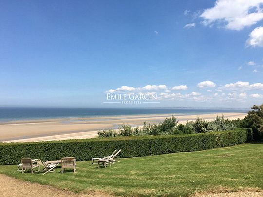 Normandie, Benerville-sur-Mer, à louer, propriété avec vue imprenable sur la mer. - Photo 1