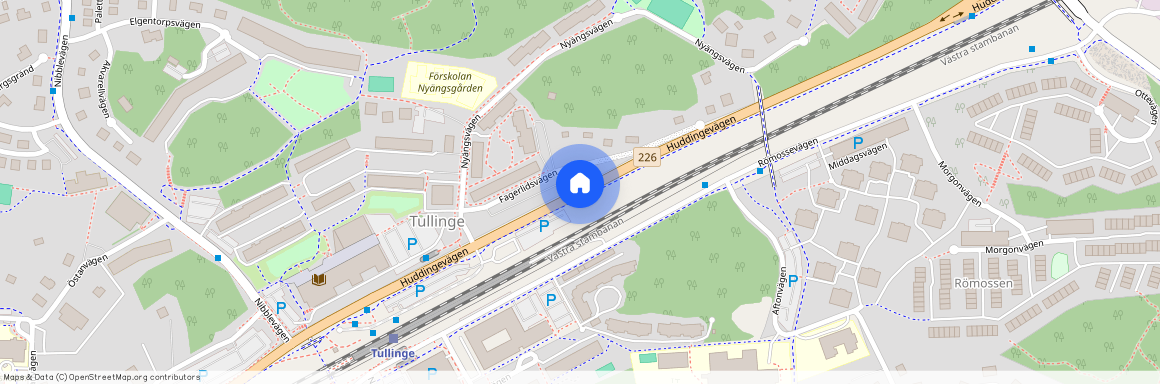 Huddingevägen, Tullinge