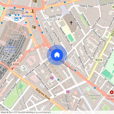 Vauxhall Bridge Road, Victoria, London, SW1V
