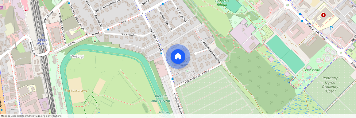 ul. Władysława Łokietka, Karlikowo, Sopot, pomorskie