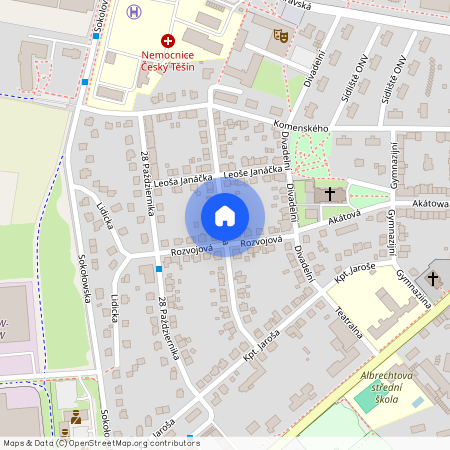 ulice Husova, Český Těšín