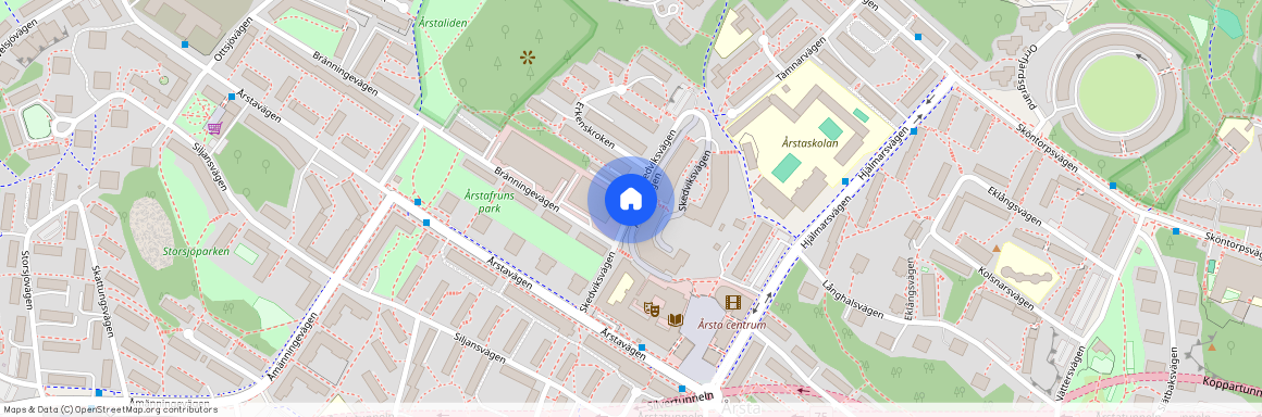 Skedviksvägen, Årsta