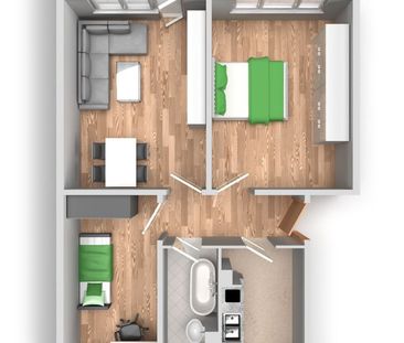 3-Raum-Wohnung Straße der Befreiung 3 - Photo 6