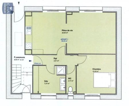 Appartement à louer 2 pièces 55.92m² - Photo 4
