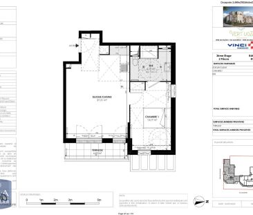 Appartement à louer 2 pièces 46.55m² - Photo 1